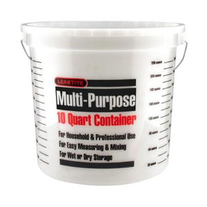 Mix And Measure Pail With Mixing Ratios and Carry Handle