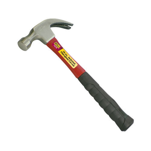 16oz Fiberglass Curved Claw Hammer