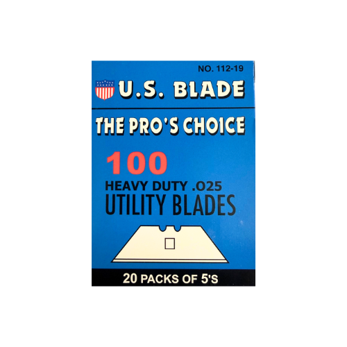 Heavy Duty Utility Knife Blades (Pack of 100)