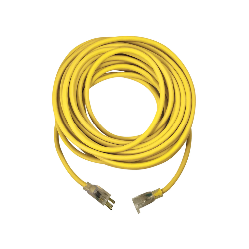 Voltec 12/3 Yellow Extension Cord w/Lighted End