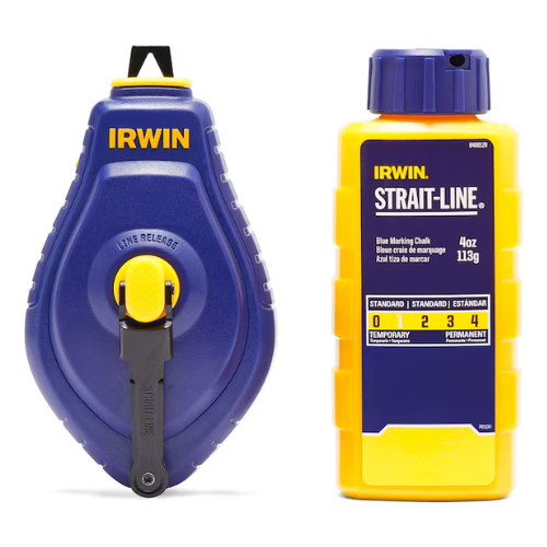 Chalk Line with Blue Chalk