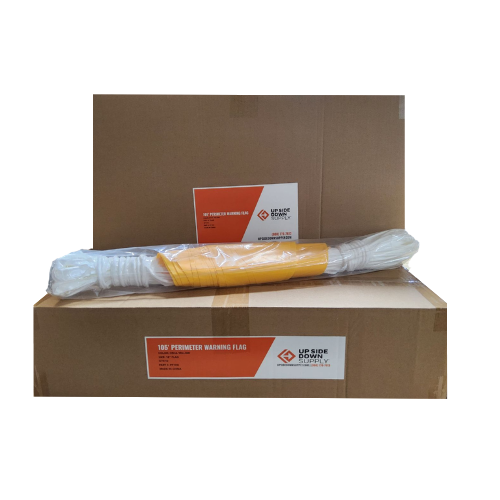 Warning Line Pennant Flags