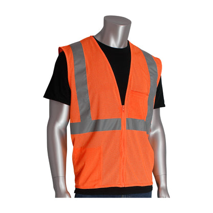 Safety Vest w/Zipper Closure