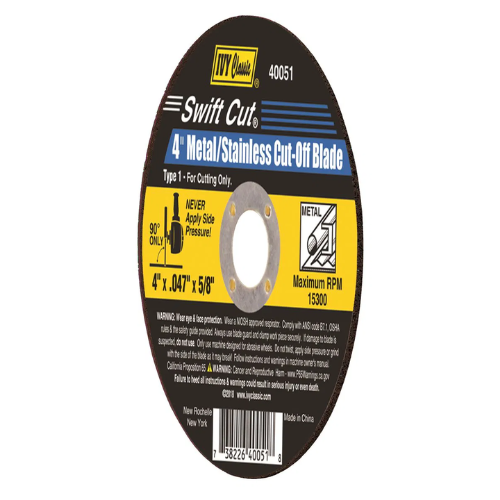 Swift Cut Metal/Stainless Thin Cut-Off Blades (.047in Thickness)