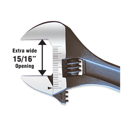 6in Pro Grip Adjustable Crescent Wrench