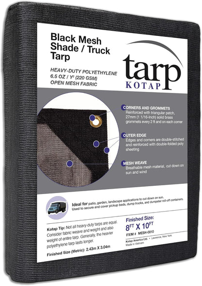 Kotap Mesh Debris And Truck Tarp 12ft X 16ft