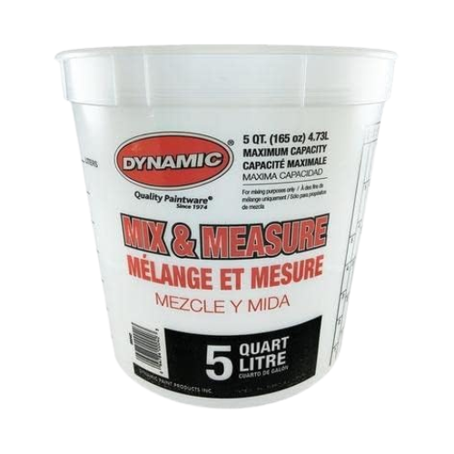 Mix And Measure Pail With Mixing Ratios