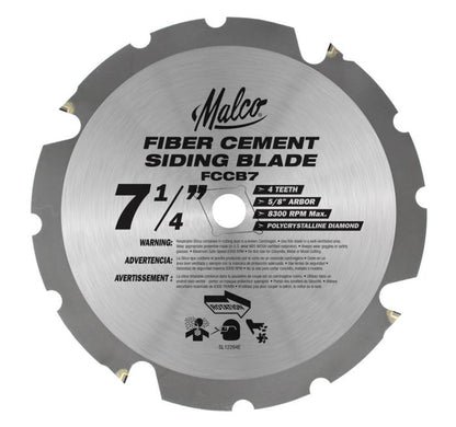 Malco Fiber Cement Circular Saw Blades