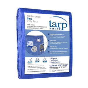 Blue Poly Tarps