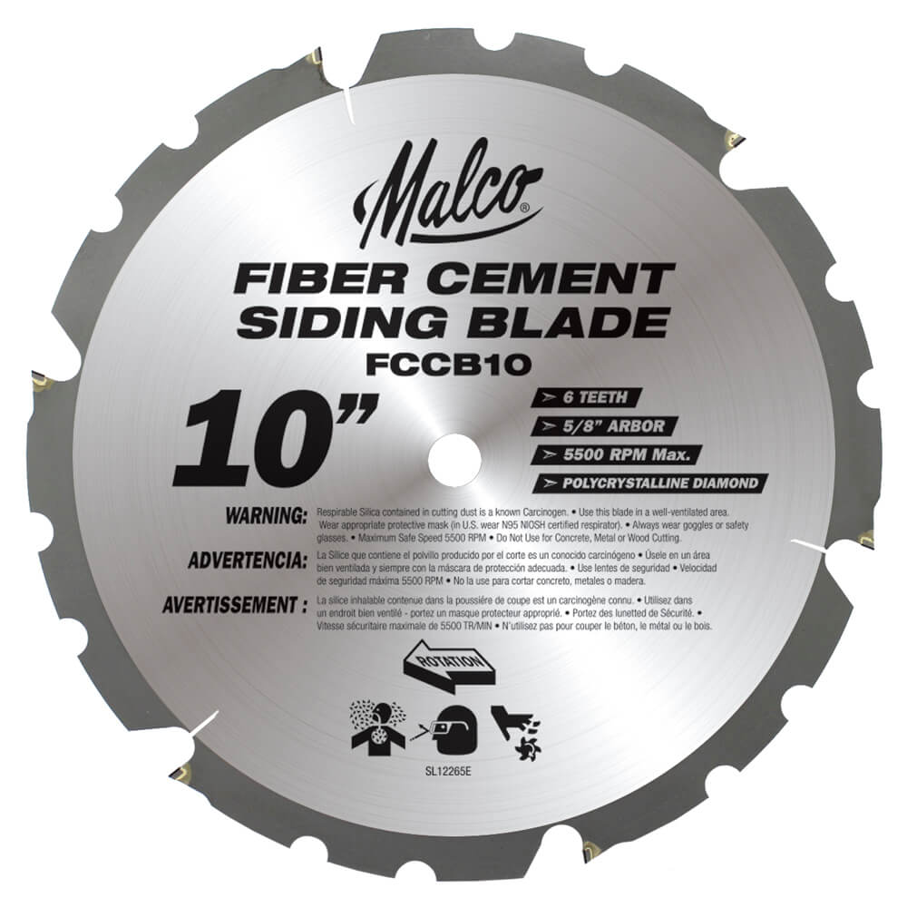 Malco Fiber Cement Circular Saw Blades