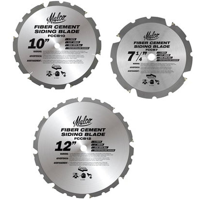 Malco Fiber Cement Circular Saw Blades