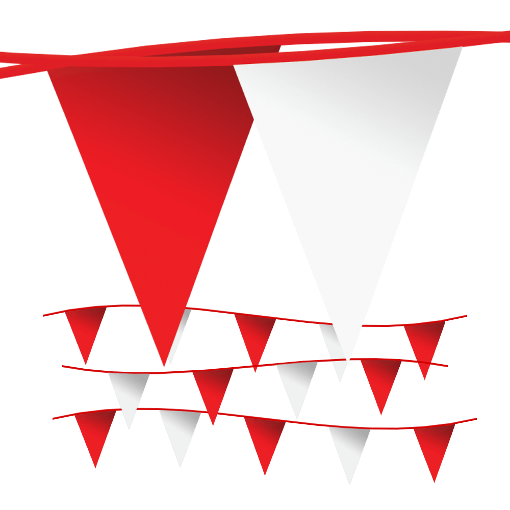 Warning Line Pennant Flags