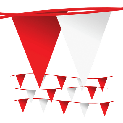 Warning Line Pennant Flags