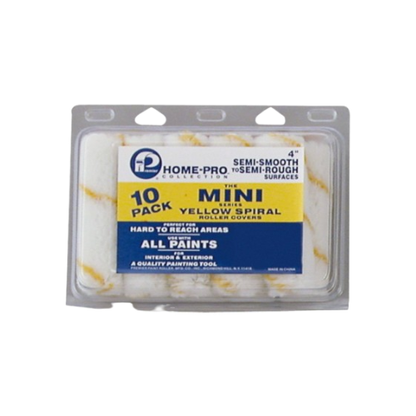 Premier Yellow Spiral Mini Roller Covers