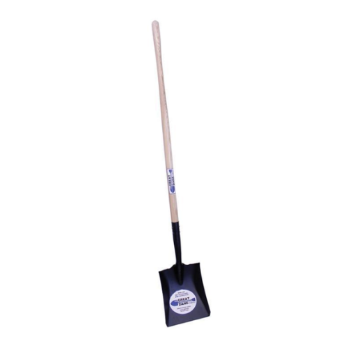 #2 Square Steel Shovel With Long Wood Handle