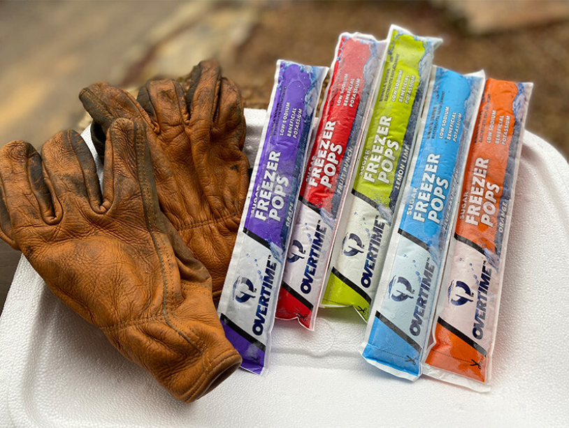 Overtime 3.0Oz Freezer Pops Electrolyte Replacment - Case Of 150 Pops, 30 Each Of 5 Flavors